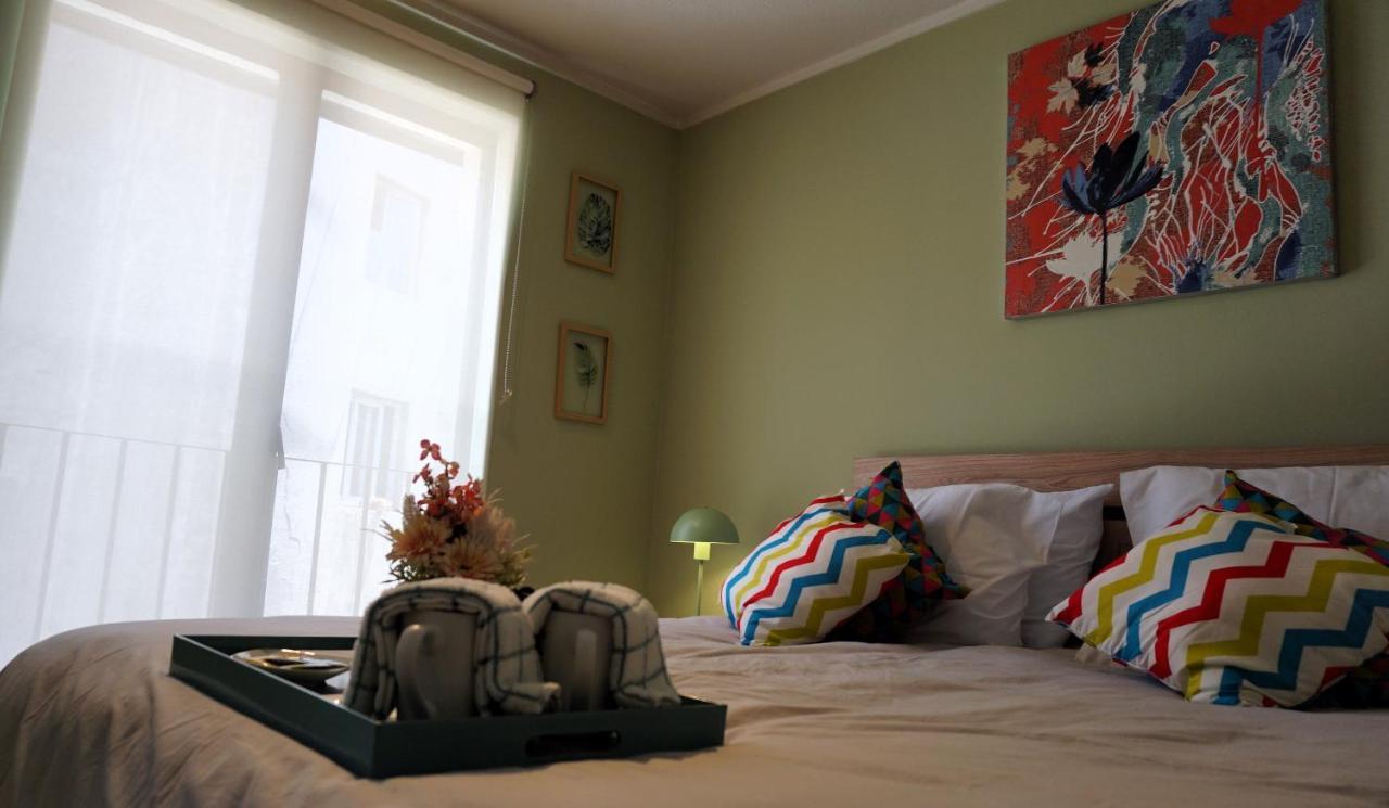 Apt Barrio Historico 3 Min Metro, Wifi, Netflik, Comodidad Santiago Exterior photo
